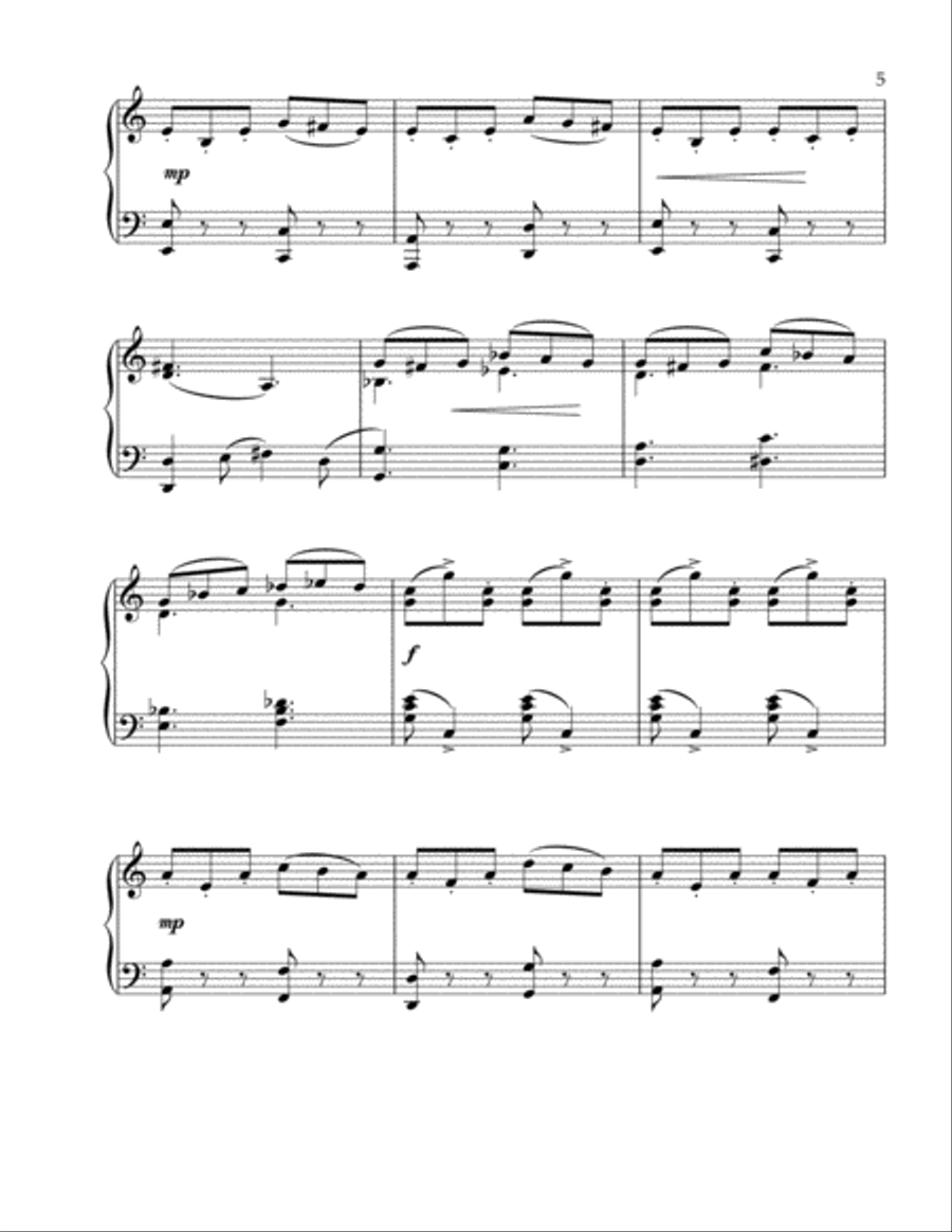 Narrative Sonata no.1 for Piano (A Children's Hallowed Eve) Piano Solo scores gallery preview page 5