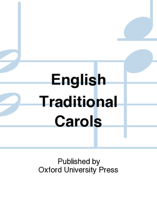 Book cover for English Traditional Carols