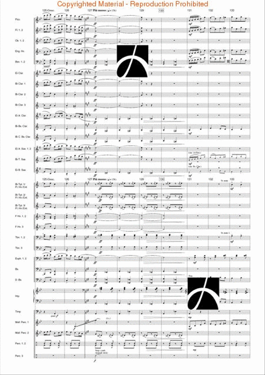 Tanczi Concert Band scores gallery preview page 15