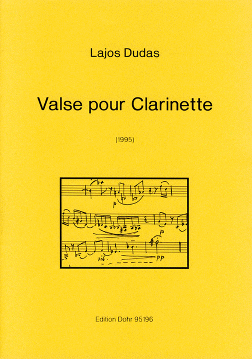 Valse pour Clarinette (1995)