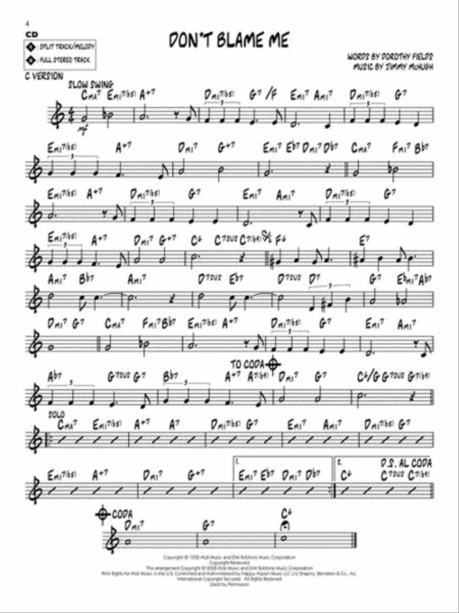 Slo' Jazz C Instrument scores gallery preview page 4