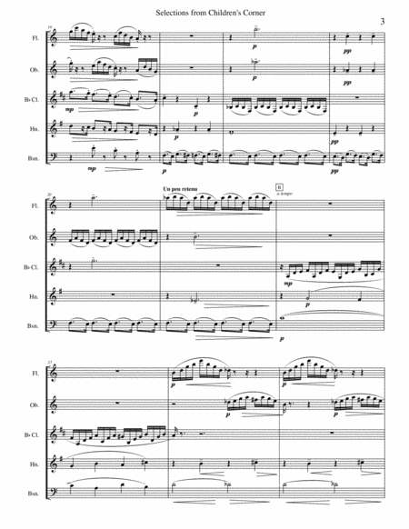 Debussy Children's Corner for Woodwind Quintet image number null