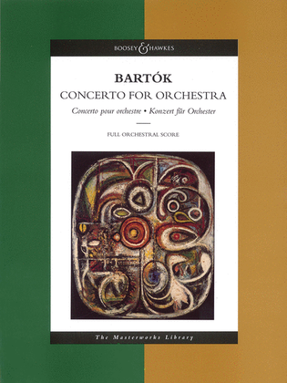 Book cover for Béla Bartók – Concerto for Orchestra