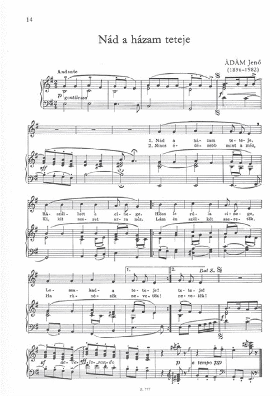 Röpülj páva Röpülj páva Voice Solo scores gallery preview page 3