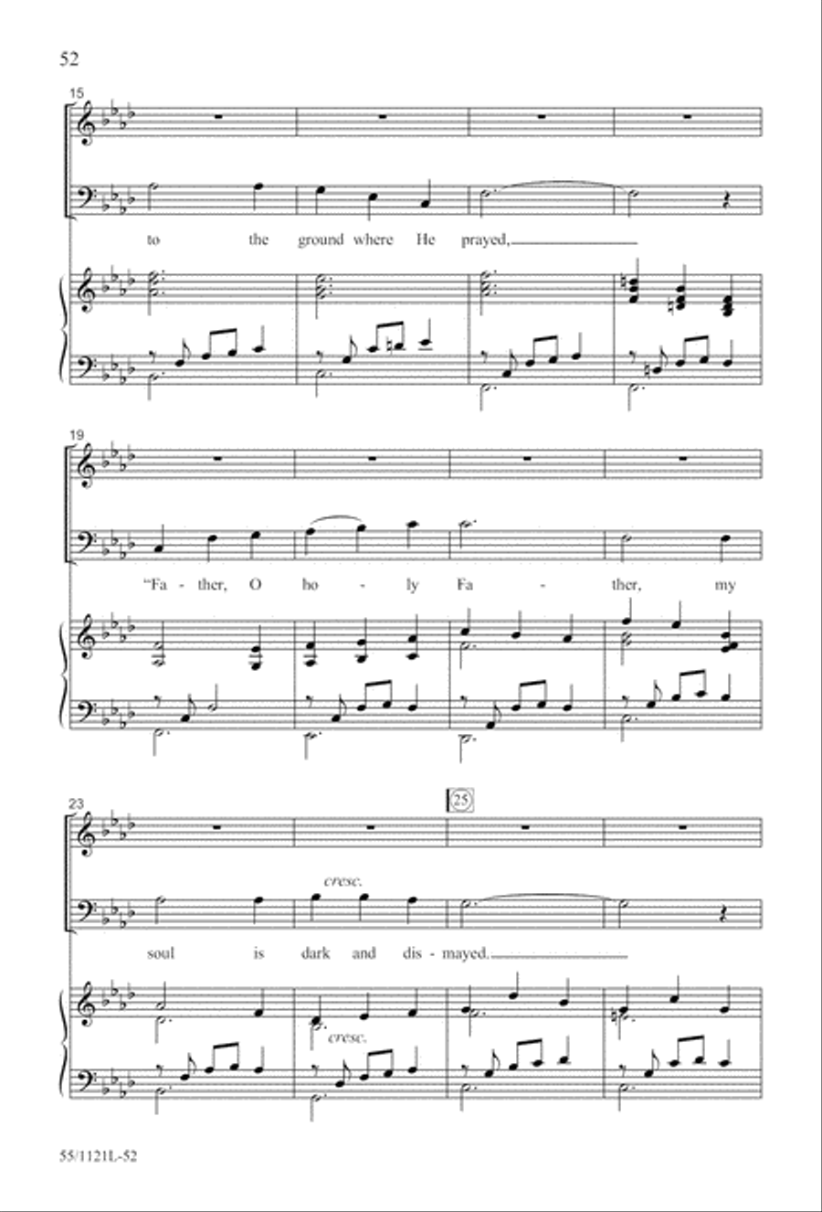 Touched by the Christ Touched by the Christ 3-Part scores gallery preview page 53