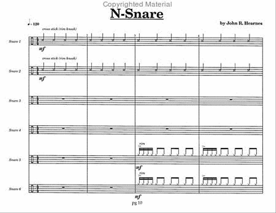 Quadruple Decker Quadruple Decker Percussion Ensemble scores gallery preview page 5