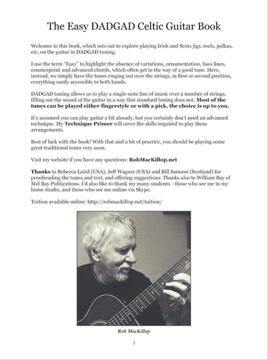 Easy DADGAD Celtic Guitar Guitar scores gallery preview page 4