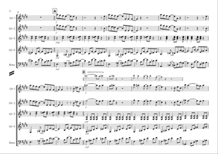 Day Tripper Day Tripper Electric Guitar scores gallery preview page 2