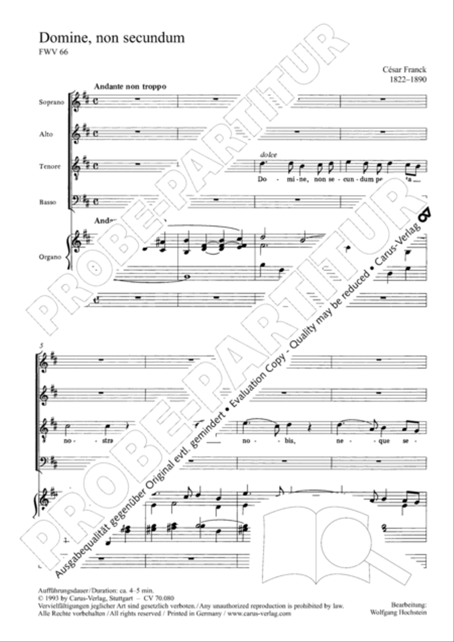 Five Short Sacred Compositions (Funf kleinere Kirchenwerke) Score scores gallery preview page 16