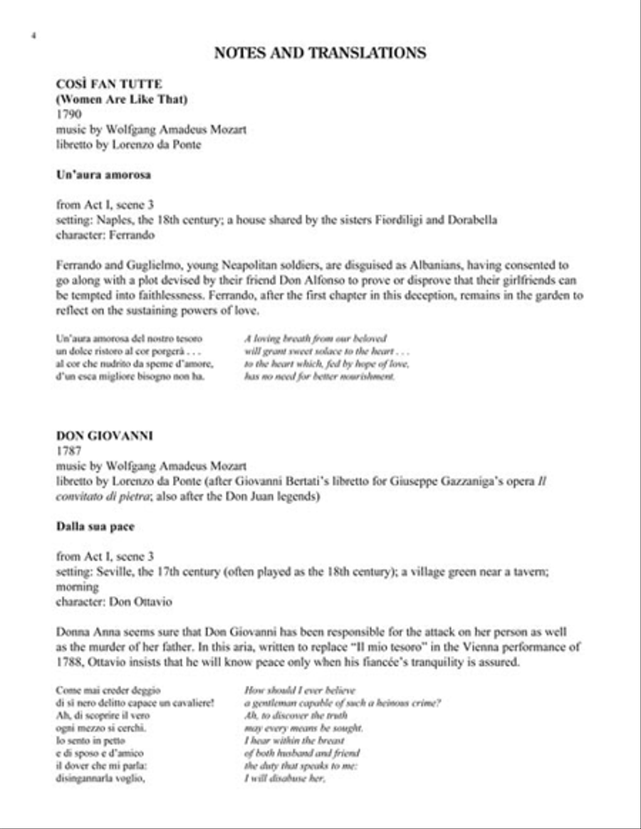 Selected Opera Arias Voice Solo scores gallery preview page 4