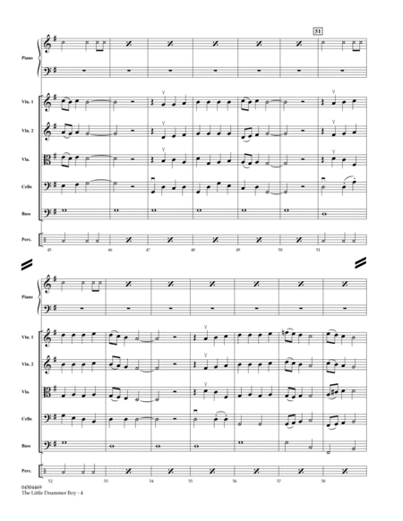 The Little Drummer Boy - Conductor Score (Full Score)