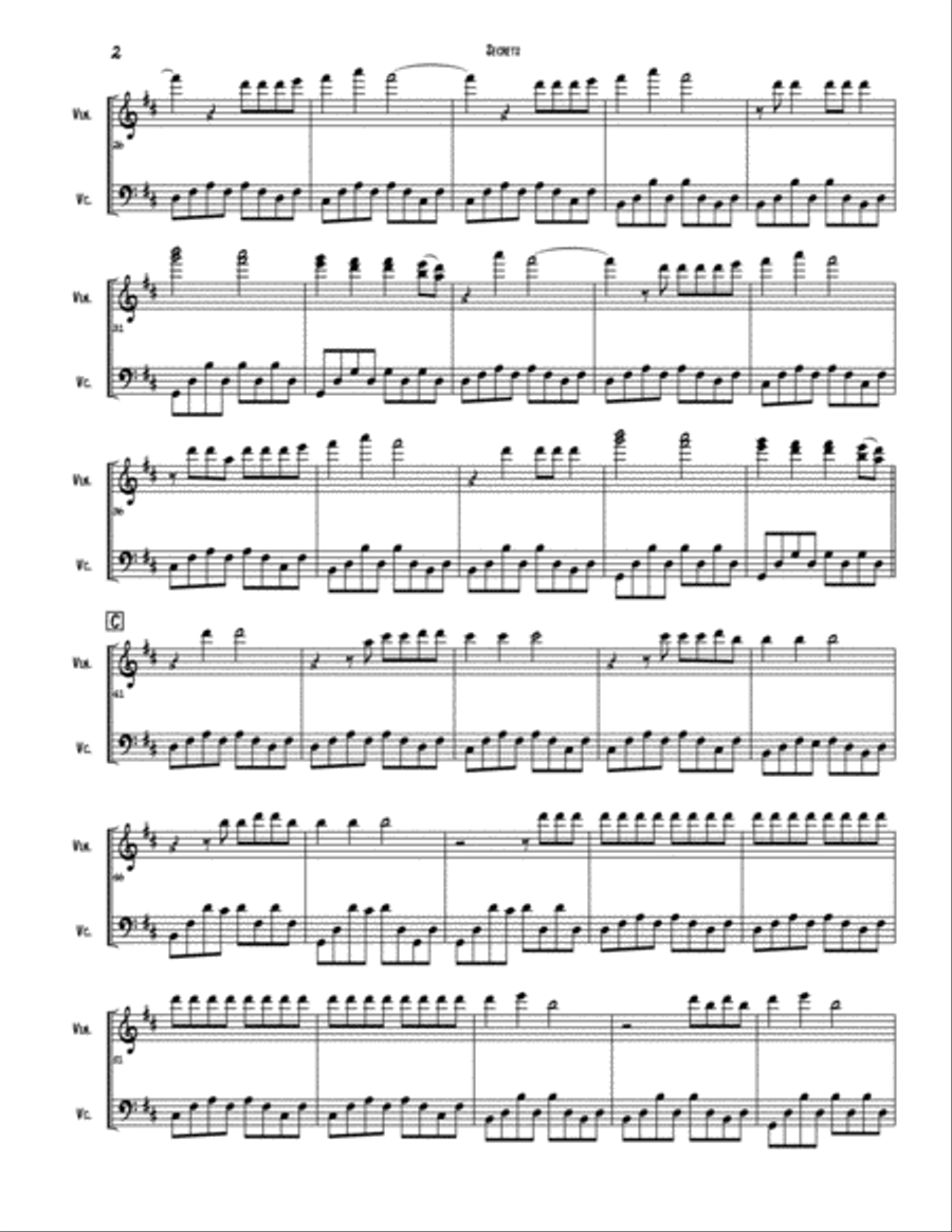 Secrets Secrets String Duet scores gallery preview page 2