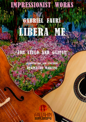 Book cover for LIBERA ME - GABRIEL FAURÉ - FOR CELLO AND GUITAR