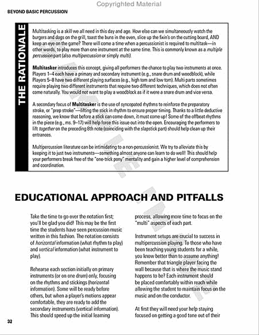 Beyond Basic Percussion Percussion scores gallery preview page 14