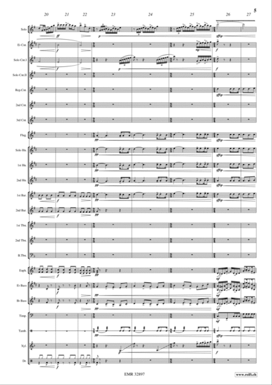 American Sketches American Sketches Brass Band scores gallery preview page 6