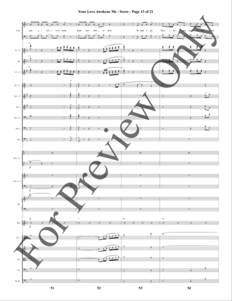 Road to Calvary - Orchestration by Daniel Semsen Choir - Sheet Music page 14