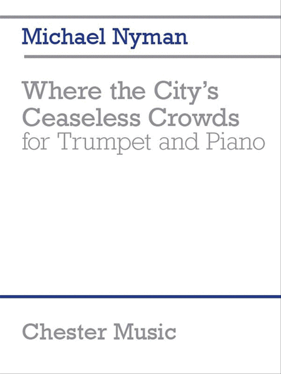 Where the City's Ceaseless Crowds Trumpet Solo scores gallery preview page 1