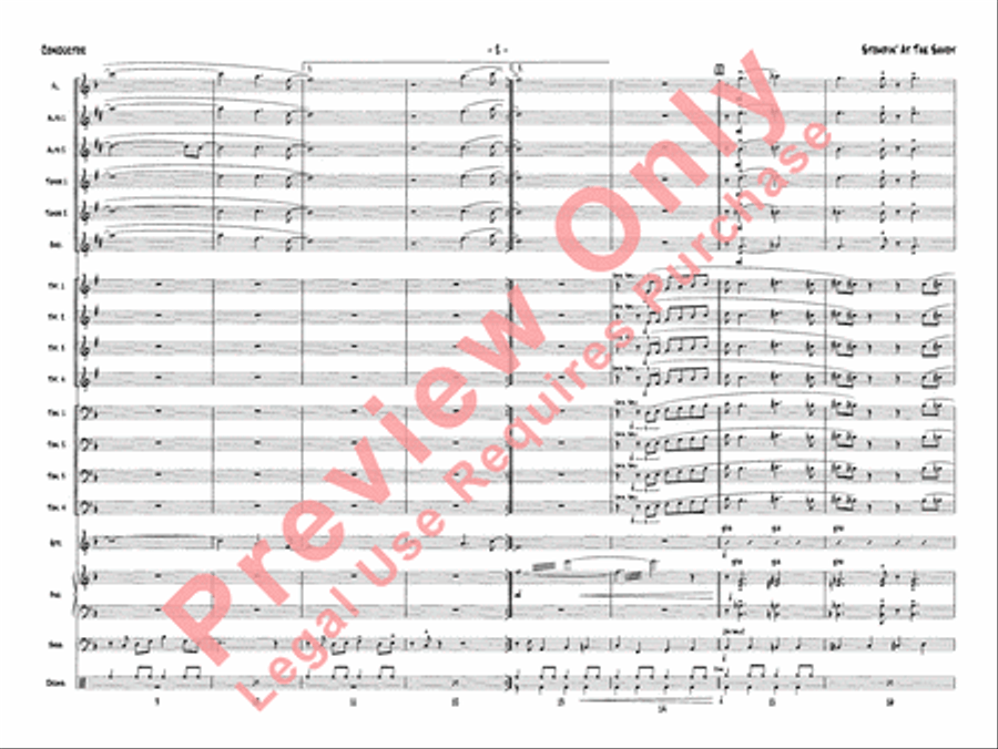 Stompin' at the Savoy Jazz Ensemble scores gallery preview page 5