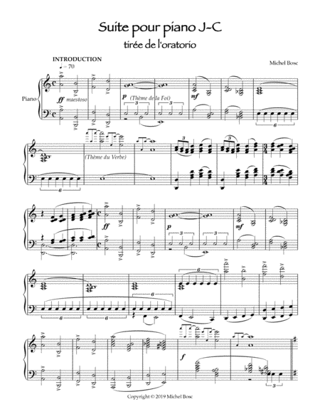 Suite pour piano J-C