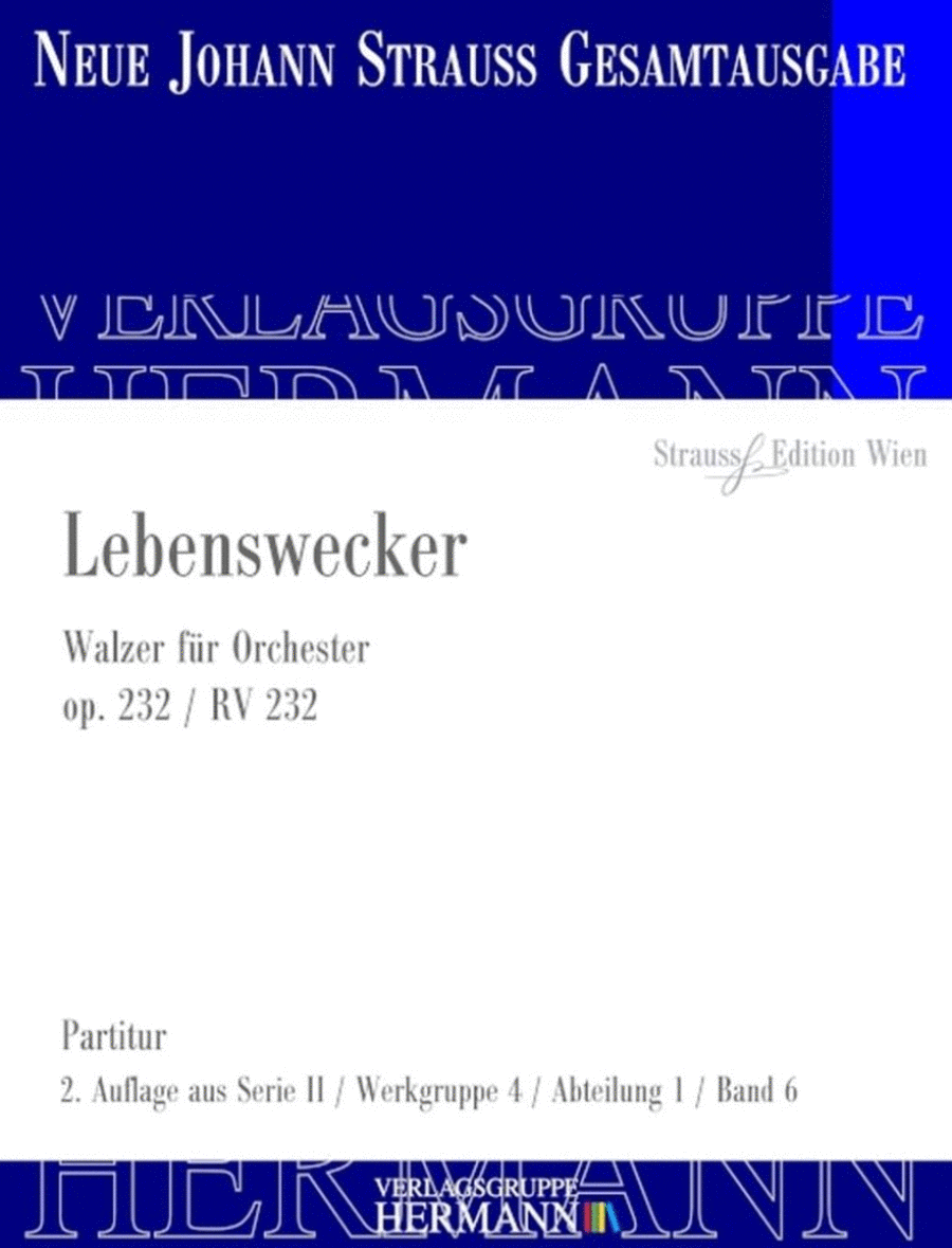 Lebenswecker Op. 232 RV 232 Orchestra scores gallery preview page 1