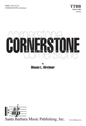 Book cover for Cornerstone - TTBB Octavo