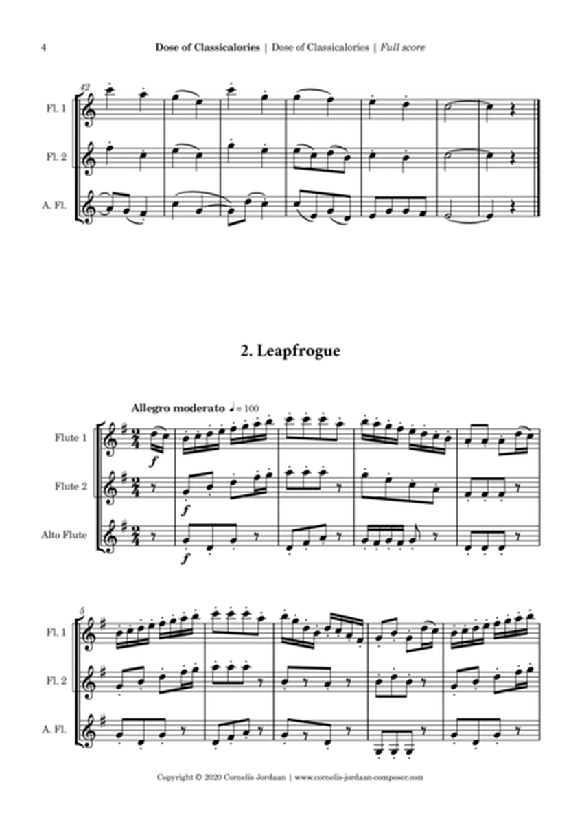 Dose of Classicalories, easy trios for 2 flutes & alto flute image number null