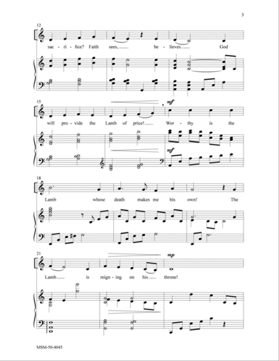 The Lamb 4-Part scores gallery preview page 2
