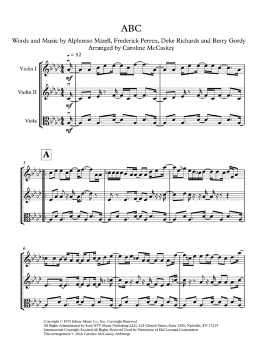 ABC String Trio scores gallery preview page 2