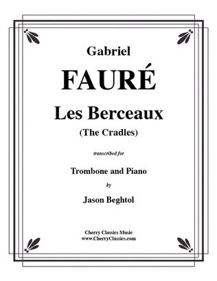 Book cover for Les Berceaux for Trombone & Piano