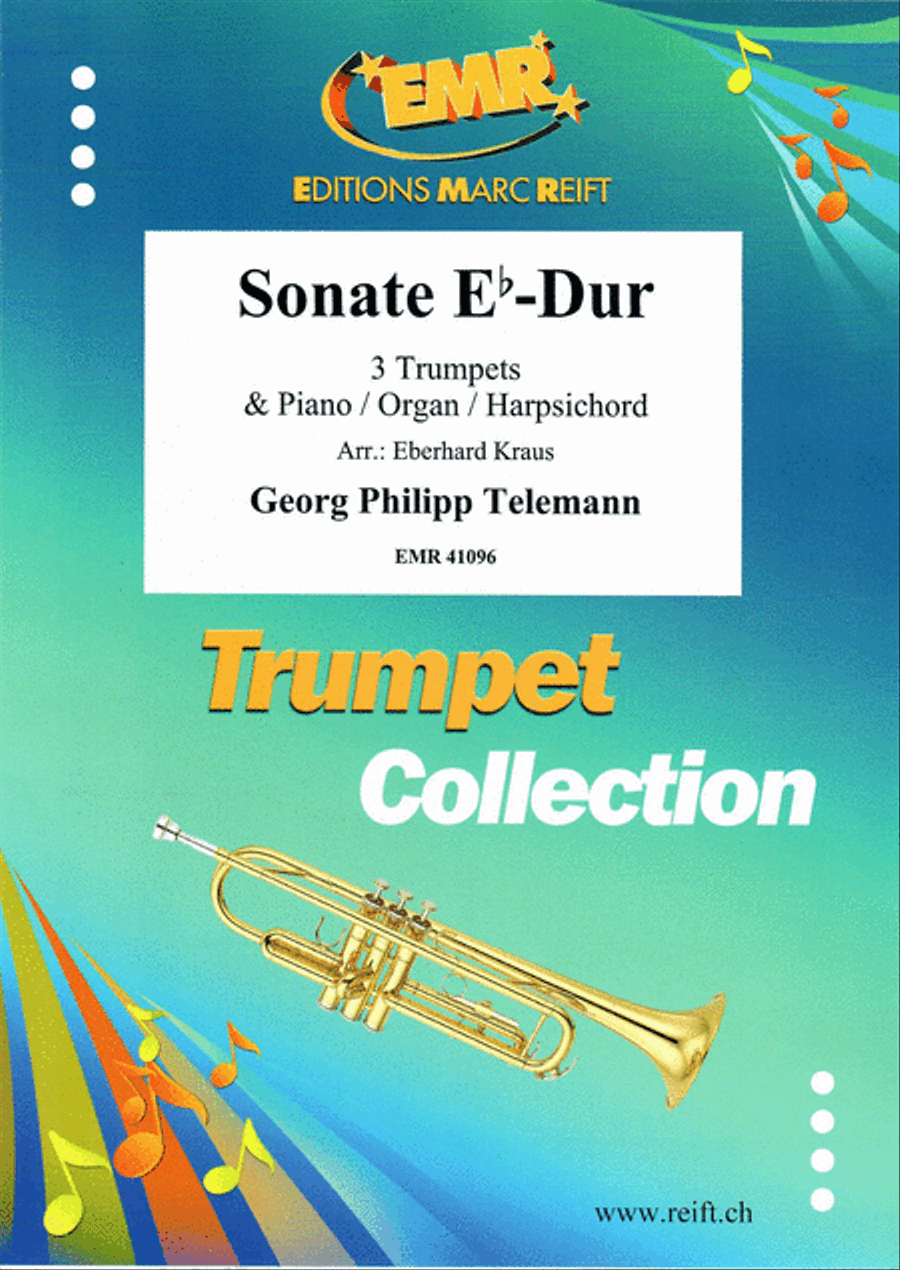 Sonate Eb-Dur Trumpet Trio scores gallery preview page 1