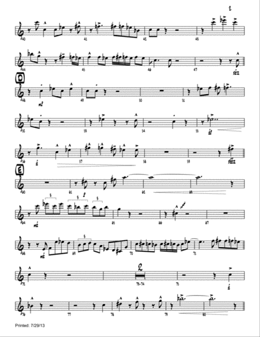 Green Onions Large Ensemble scores gallery preview page 2