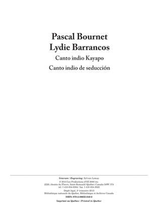 Book cover for Canto indio Kayapo, Canto indio de seddución