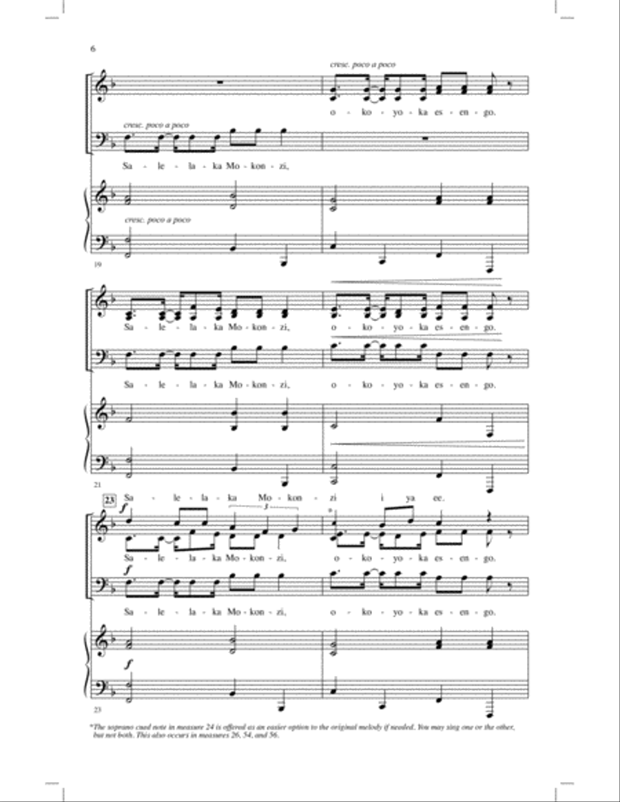 Bolingo Bolingo 3-Part scores gallery preview page 4
