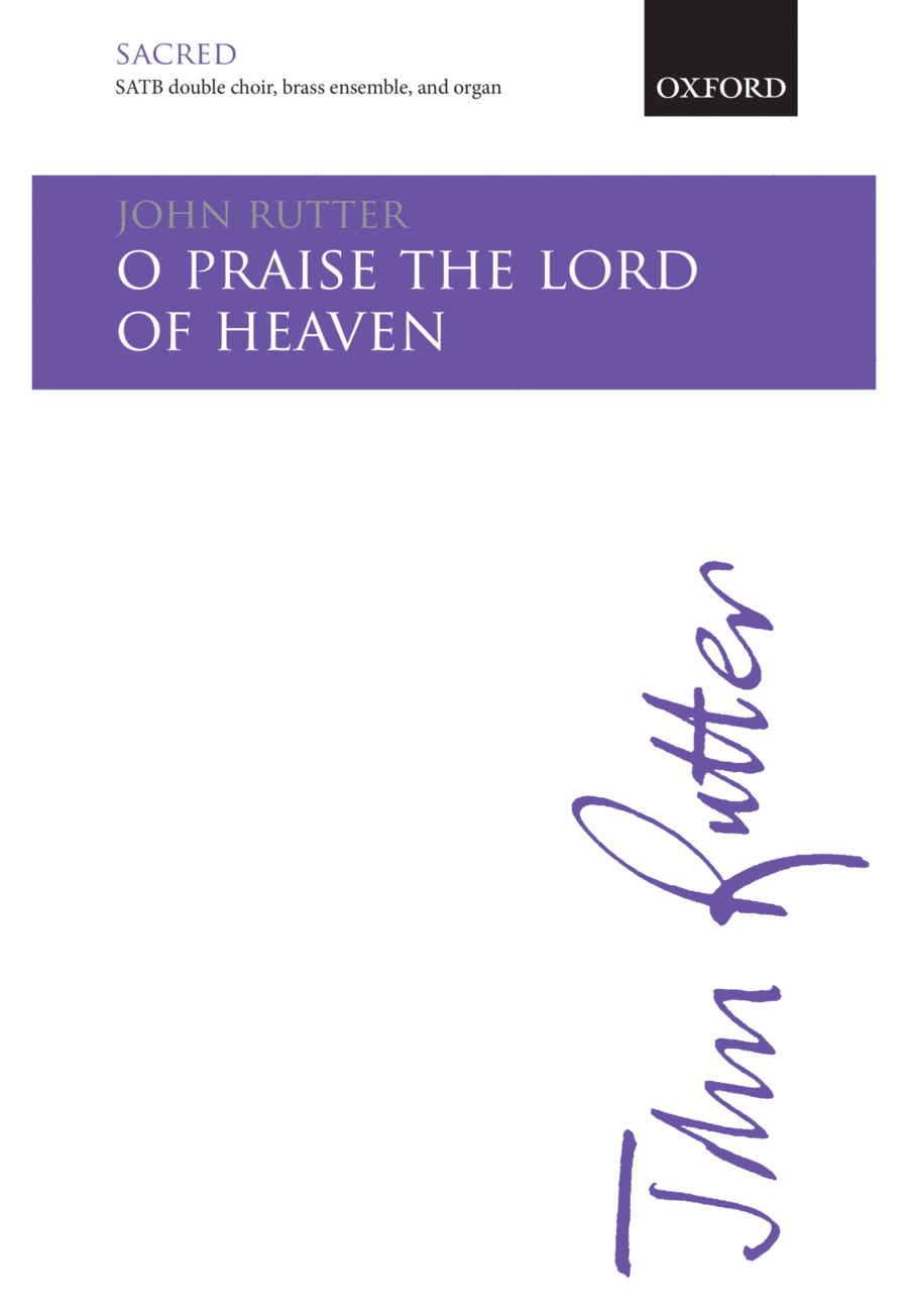 O praise the Lord of heaven 4-Part scores gallery preview page 1