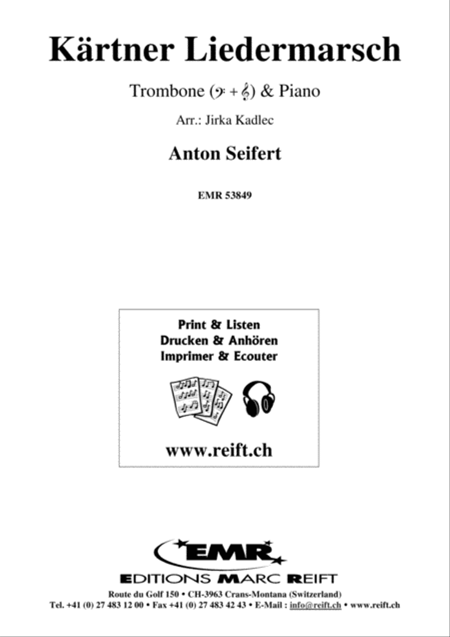 Karntner Liedermarsch Piano Accompaniment scores gallery preview page 2