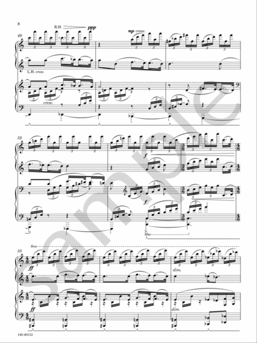 Allegretto Quasi Andantino Chamber Music scores gallery preview page 10