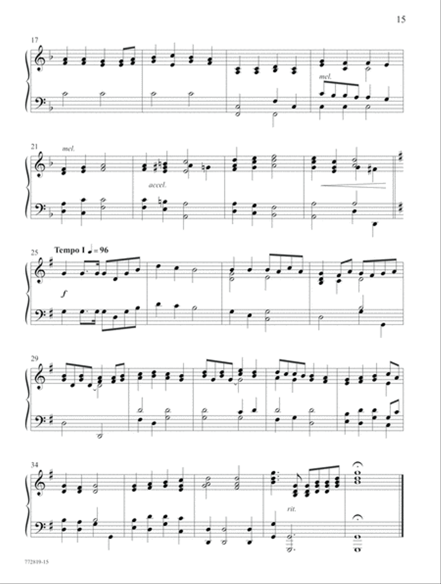 Measureless the Love of God Piano Solo scores gallery preview page 9