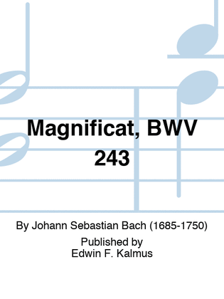 Book cover for Magnificat, BWV 243
