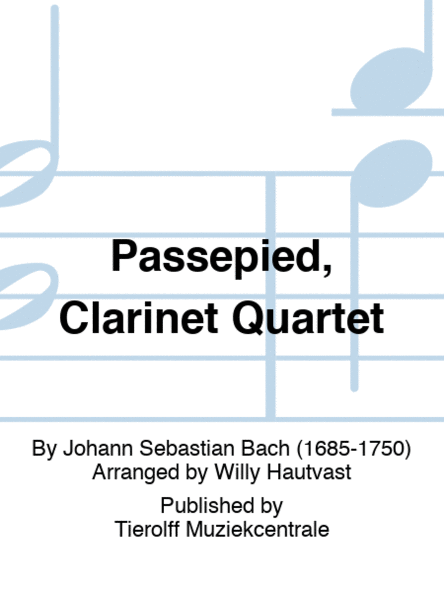 Passepied, Clarinet Quartet