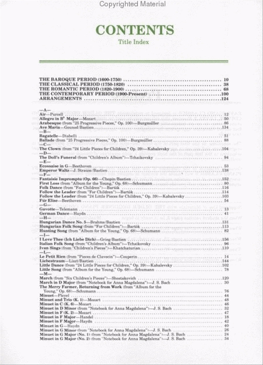 Easy Piano Classics Piano Method scores gallery preview page 2