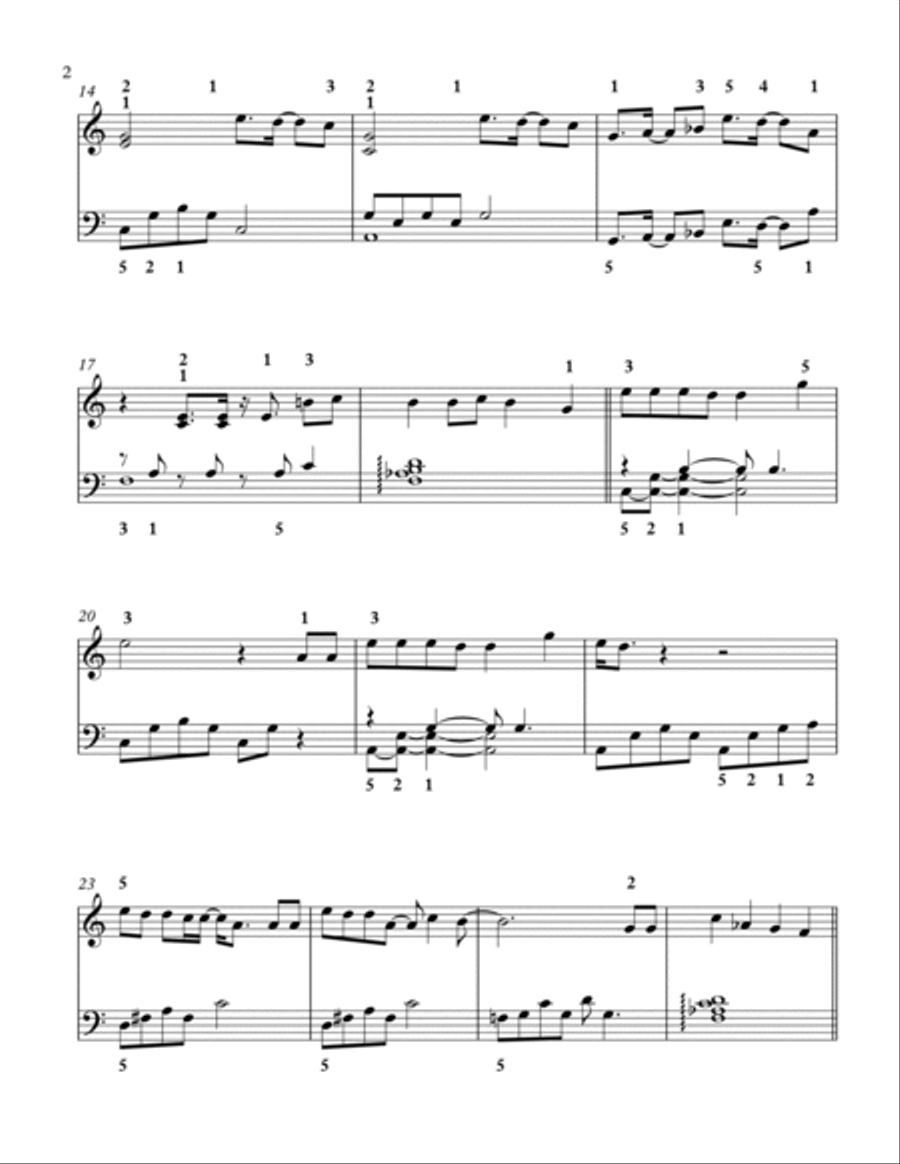 Stay Piano Solo scores gallery preview page 2