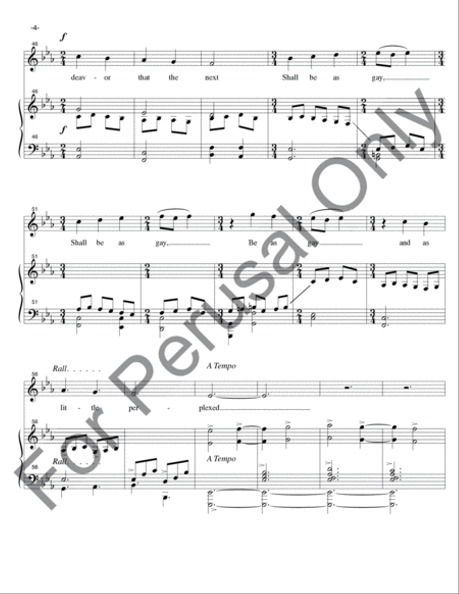 Come Let's Be Merry High Voice scores gallery preview page 5