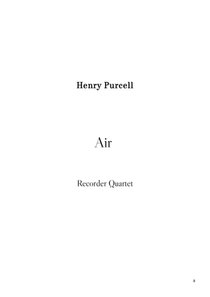 Air - Henry Purcell image number null