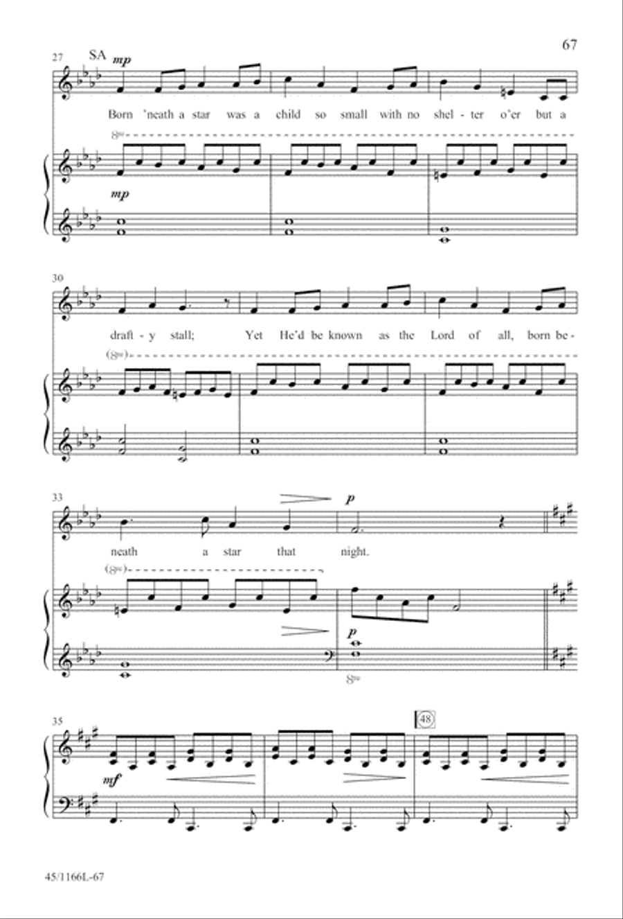 12 Carols for about 12 Singers 3-Part scores gallery preview page 68
