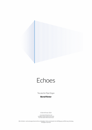 Book cover for Echoes - Toccata for Pipe Organ
