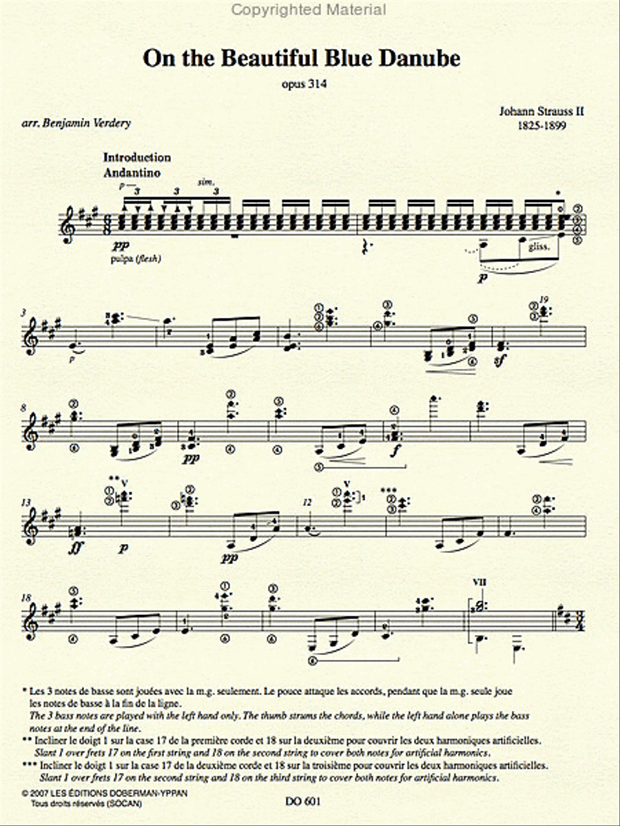 <br>Sheet music extract
