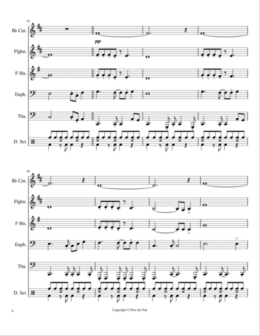 Song For Guy Small Ensemble scores gallery preview page 6