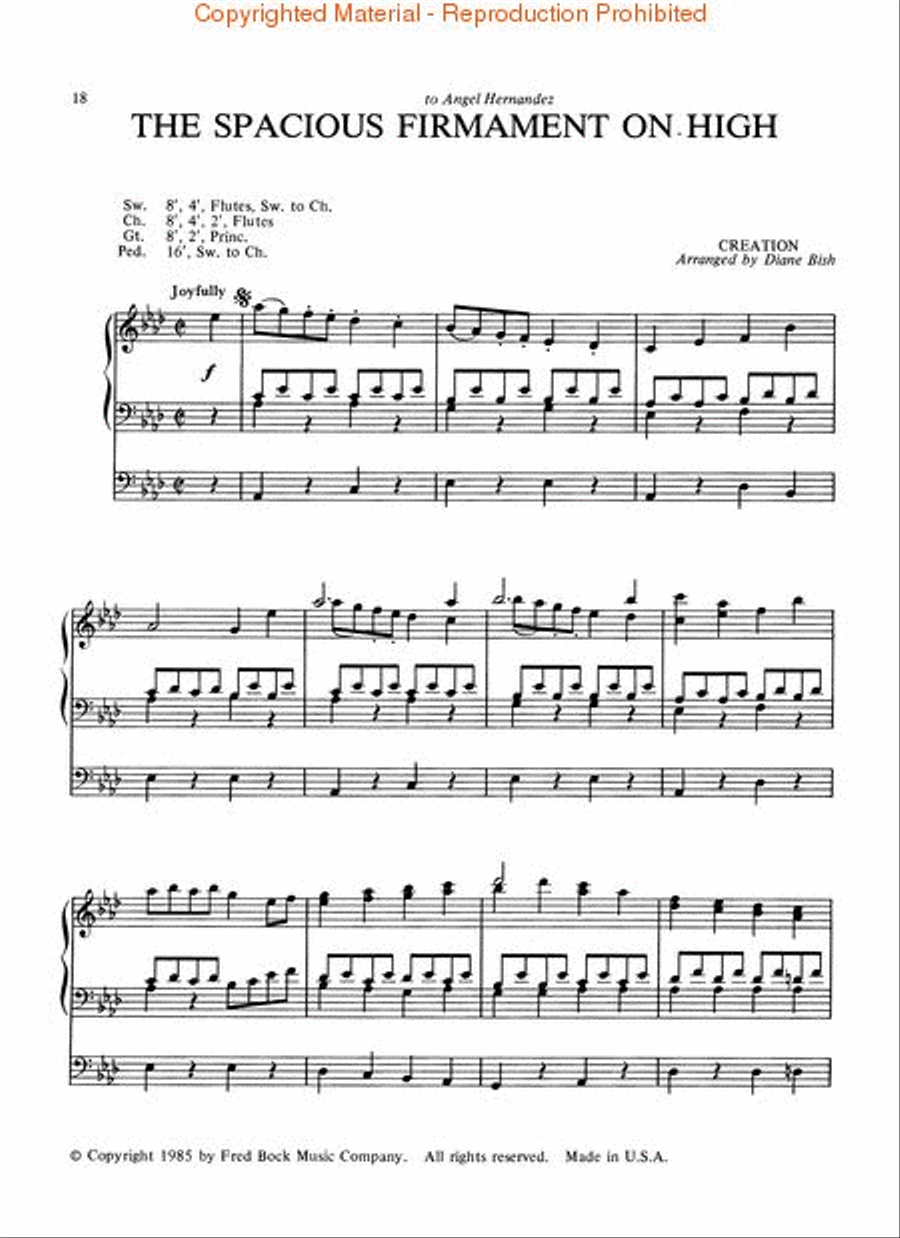 The Diane Bish Organ Book – Volume 4 Organ scores gallery preview page 4