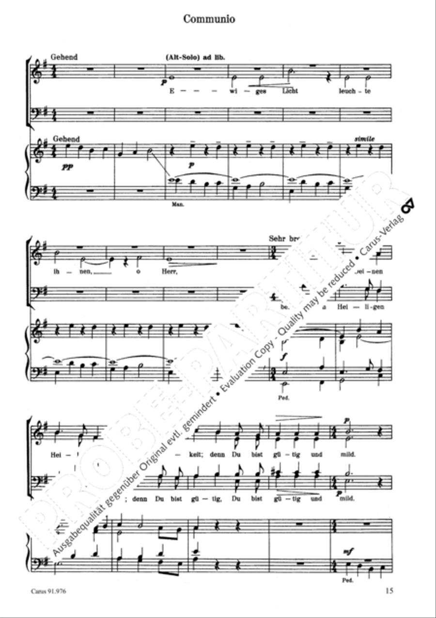 Deutsche Totenmesse 4-Part scores gallery preview page 16