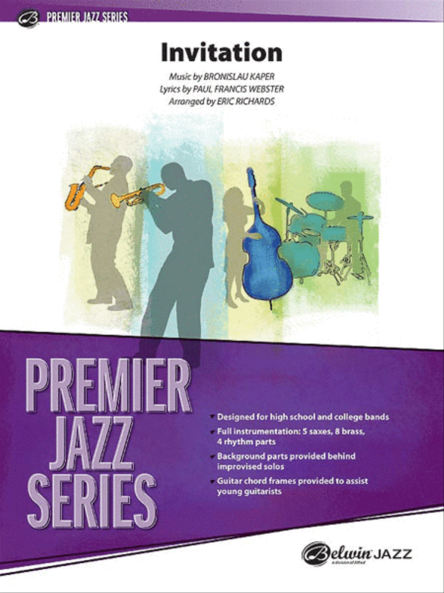 Invitation (score only) Jazz Ensemble scores gallery preview page 1